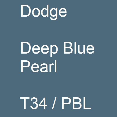 Dodge, Deep Blue Pearl, T34 / PBL.